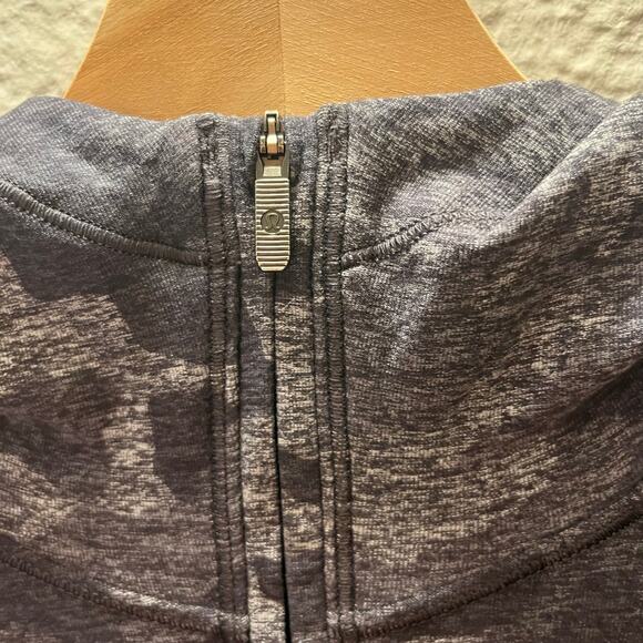 Lululemon Warm Stabilizer 1/2 Zip Hoodie Incognito Camo Black Size 6 Athleisure - Picture 9 of 12